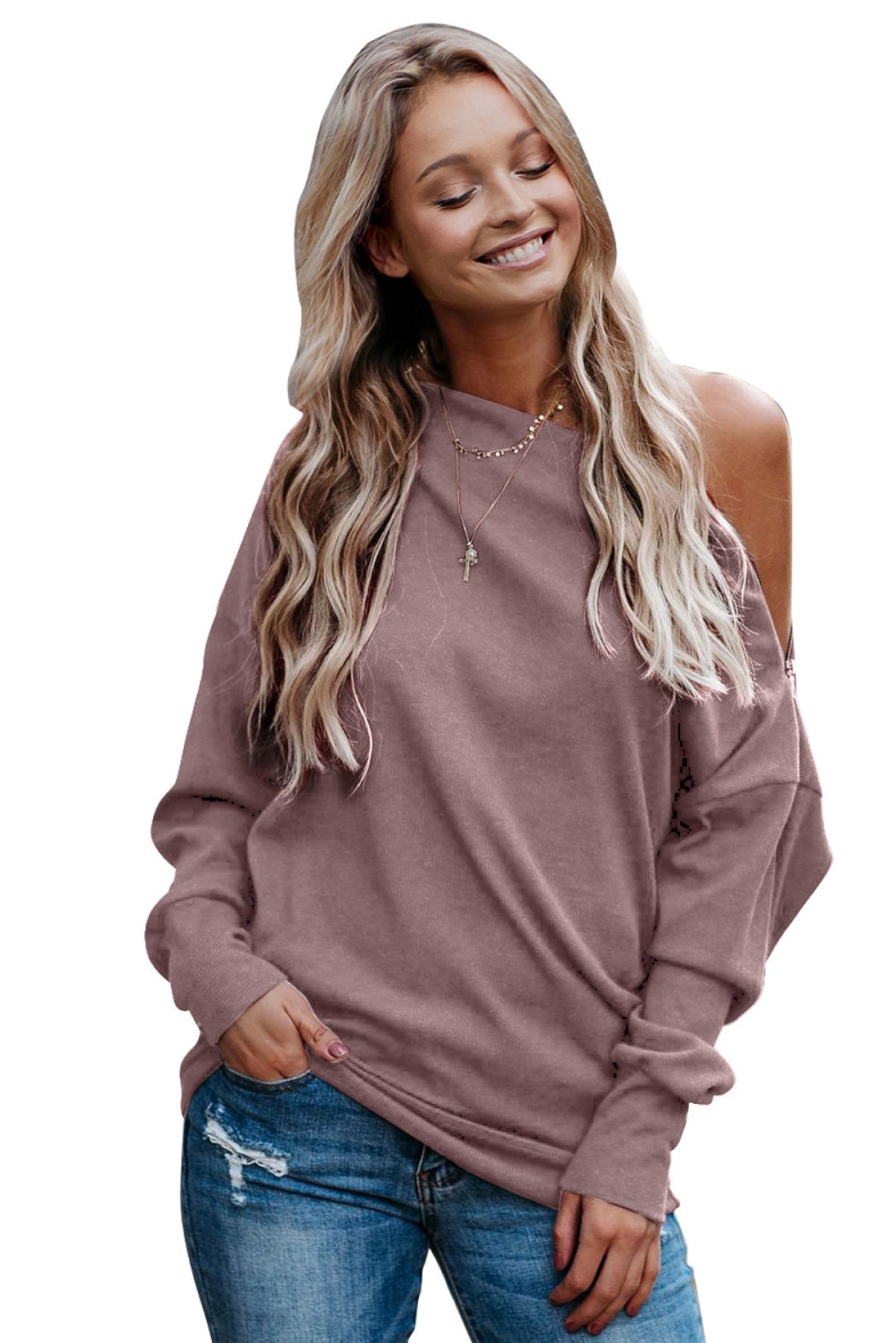 Ribbed Zip Knit Top