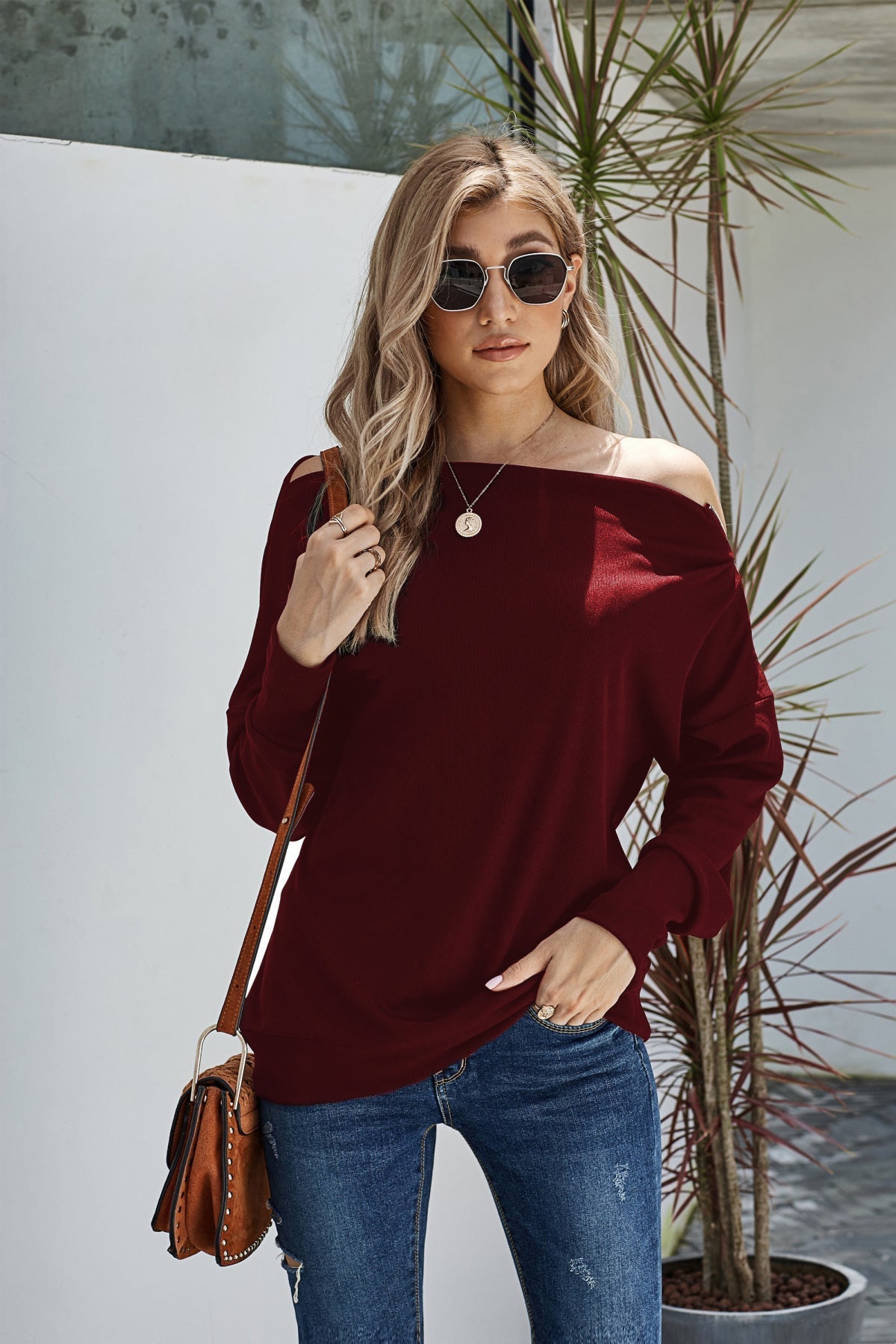 Ribbed Zip Knit Top