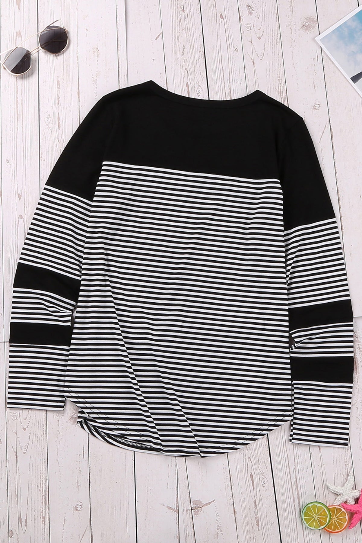 Pinstripe Patch Pocket Top