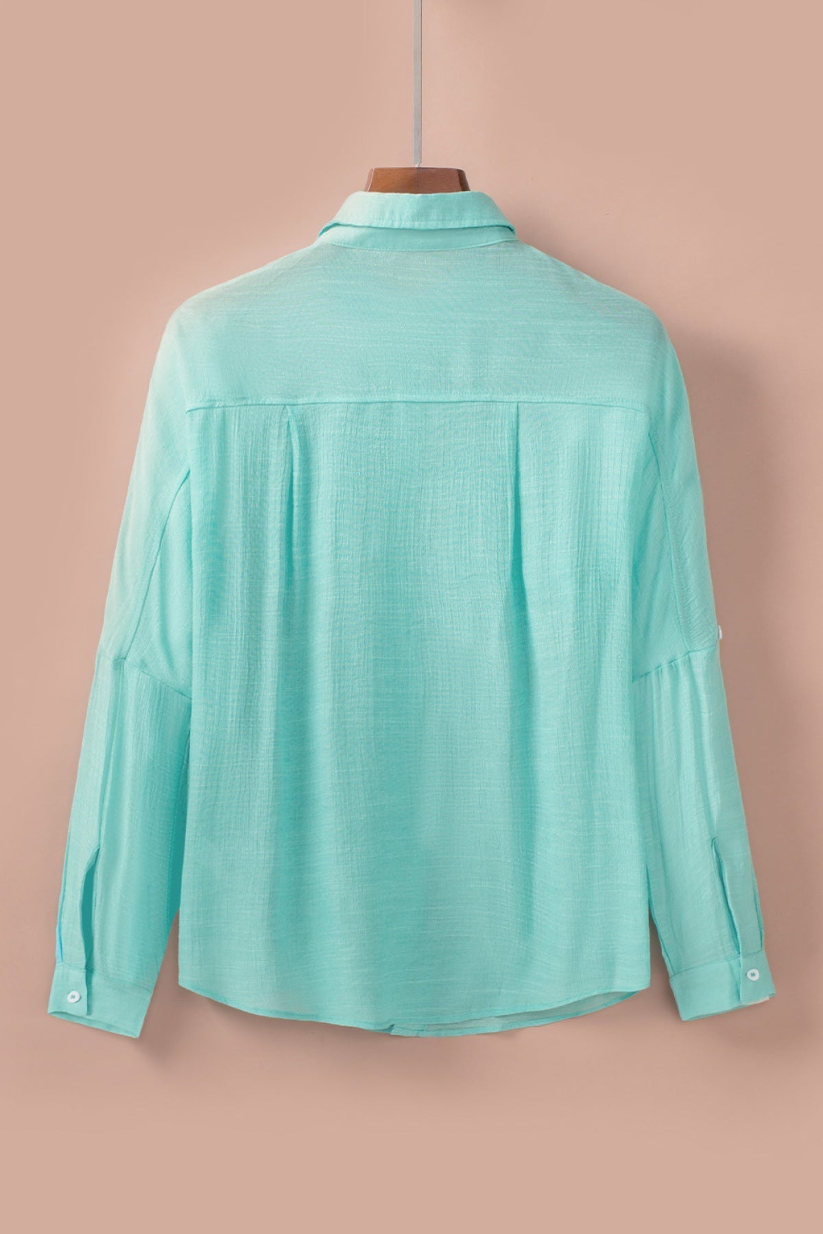 Loose Long Sleeve Buttoned Shirt With Pocket