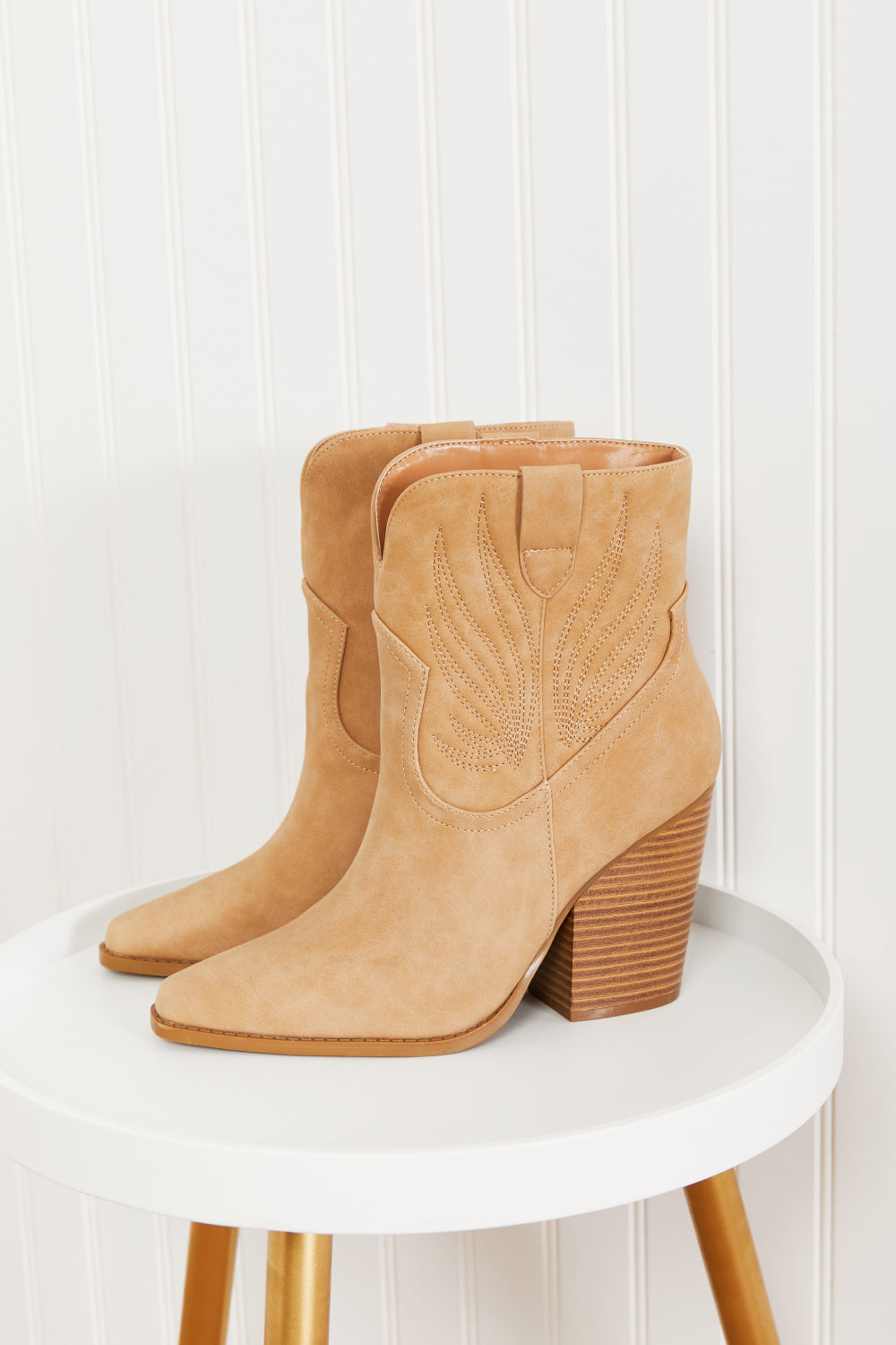 Qupid Lasso My Heart Cowboy Booties